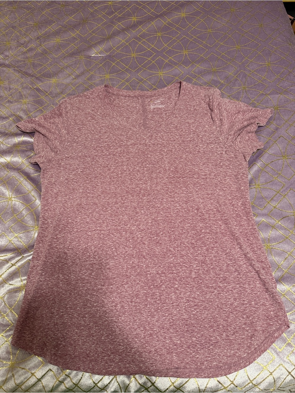 💥 WOMANS TALL Heather Mauve Short Sleeve Tee